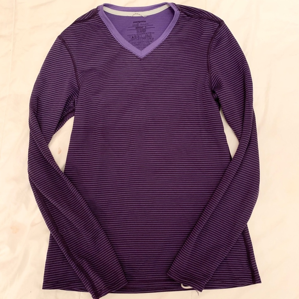 Patagonia Striped V-Neck